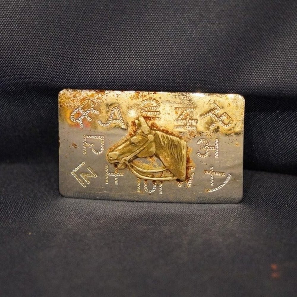 Old Chambers Belt Co. Made In the USA‎ Metal Belt Buckle